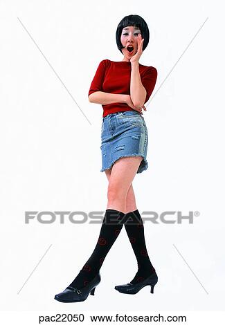 Stock Image - Oriental, model, person, people, men, human. Fotosearch