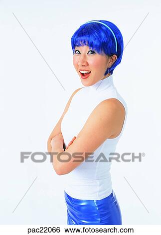 Stock Photograph - Oriental, model, person, people, men, human. Fotosearch
