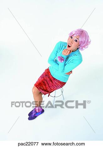 Stock Photo - surprise, astonishment, surprising look, shocked look, surprise, amazement, Oriental. Fotosearch