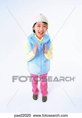 joy, joyful, delight, Nuki, Oriental, smile, hand clapping View Large Photo Image Stock Image - joy, joyful, delight, Nuki, Oriental, smile, hand clapping. Fotosearch