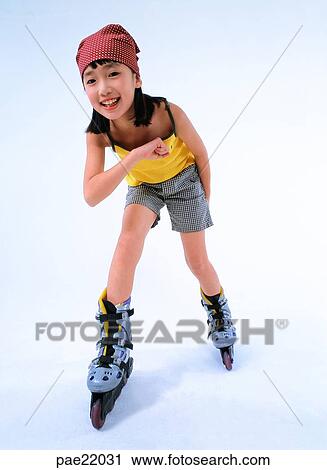 Nuki, Oriental, hood, inline skate, smile, person, people View Large Photo Image Stock Image - Nuki, Oriental, hood, inline skate, smile, person, people. Fotosearch
