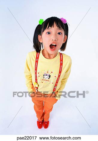 Stock Photo - shocked look, amazement, surprising look, shock, fright, surprise, astonishment. Fotosearch