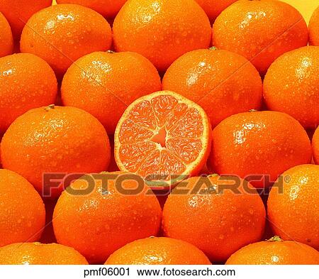 Stock Image - fruit, orange, mandarin, tangerin, objects, affairs. Fotosearch