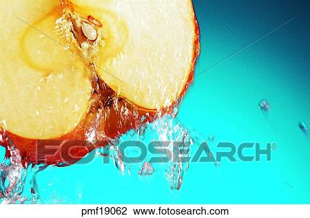 fruit, water, half, apple, objects, affairs View Large Photo Image Stock Image - fruit, water, half, apple, objects, affairs. Fotosearch
