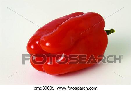 Stock Photography - greens, farm products, vegetables, indoor, red pimento, agricultural products. Fotosearch