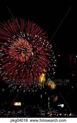 National Liberation Day Celebrations, neon, city, night, flame, blaze, spark View Large Photo Image Stock Photo - National Liberation Day Celebrations, neon, city, night, flame, blaze, spark. Fotosearch