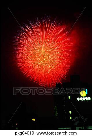 neon, city, night, flame, blaze, spark, fireworks display View Large Photo Image Stock Photo - neon, city, night, flame, blaze, spark, fireworks display. Fotosearch