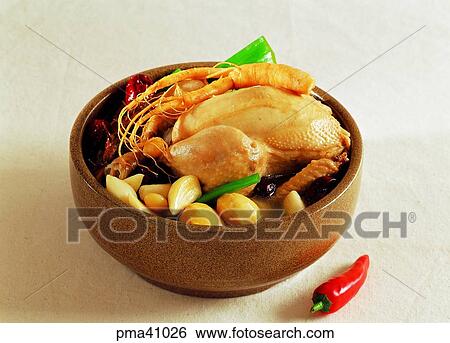 cook, food to aid virility, indoor, samgyetang, chicken soup, aiding virility View Large Photo Image Stock Photograph - cook, food to aid virility, indoor, samgyetang, chicken soup, aiding virility. Fotosearch