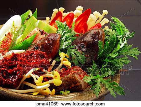 hot and spicy stew, hot and spicy soup, hot and spicy fish stew, fresh pollak soup, fresh pollak stew, indoor View Large Photo Image Stock Photo - hot and spicy stew, hot and spicy soup, hot and spicy fish stew, fresh pollak soup, fresh pollak stew, indoor. Fotosearch