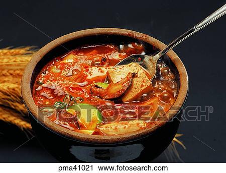 kimchi soup, spoon, indoor, cook, cooking, food View Large Photo Image Stock Image - kimchi soup, spoon, indoor, cook, cooking, food. Fotosearch