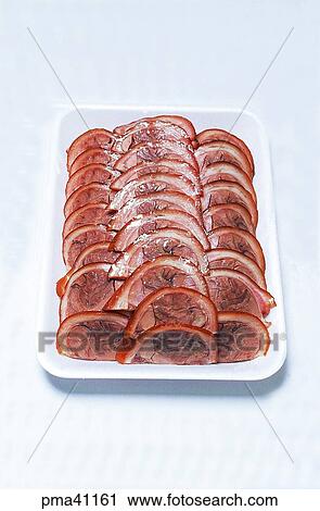 Stock Image - pork hock, indoor, cook, cooking, food, dish. Fotosearch