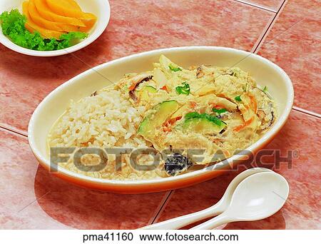 rice topped with scrambled eggs, side dish, indoor, cook, cooking, food View Large Photo Image Stock Image - rice topped with scrambled eggs, side dish, indoor, cook, cooking, food. Fotosearch