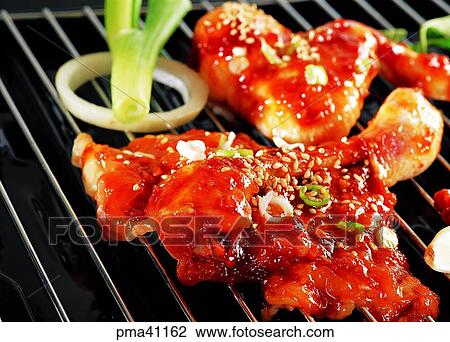 roasted chicken with seasoning, indoor, onion, cook, cooking, food View Large Photo Image Stock Image - roasted chicken with seasoning, indoor, onion, cook, cooking, food. Fotosearch