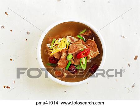 steamed ribs without bones soup, indoor, cook, cooking, food, dish View Large Photo Image Picture - steamed ribs without bones soup, indoor, cook, cooking, food, dish. Fotosearch
