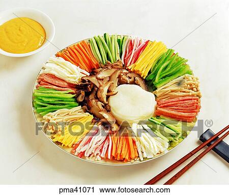 wooden vessel with nine spaces, cold dish and vegetables, wooden vessel with nine spaces, sauce, indoor, cook View Large Photo Image Stock Image - wooden vessel with nine spaces, cold dish and vegetables, wooden vessel with nine spaces, sauce, indoor, cook. Fotosearch