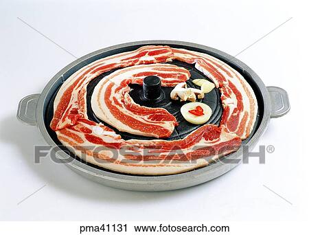 meat, meat dish, pork, fresh meat, lid of a kettle, cover of a kettle View Large Photo Image Stock Image - meat, meat dish, pork, fresh meat, lid of a kettle, cover of a kettle. Fotosearch