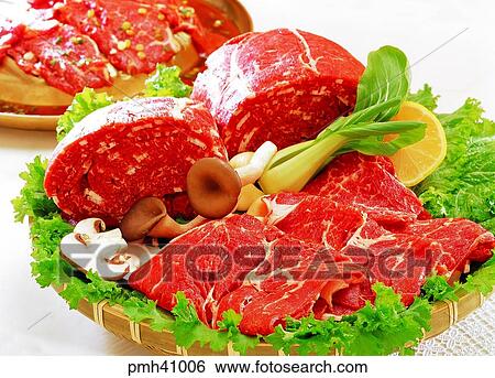 meat, meat dish, pork, mushroom, fresh meat, shabushabu View Large Photo Image Stock Photograph - meat, meat dish, pork, mushroom, fresh meat, shabushabu. Fotosearch