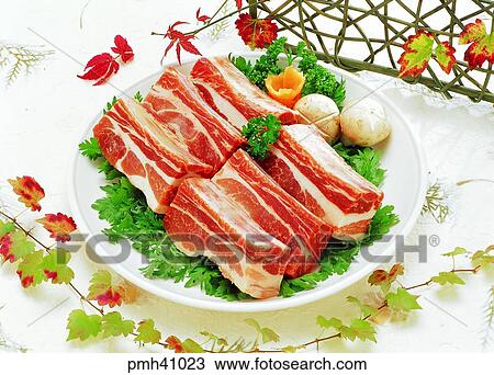 pot for ribs without bones, meat, meat dish, ribs of pork, pork, indoor View Large Photo Image Stock Image - pot for ribs without bones, meat, meat dish, ribs of pork, pork, indoor. Fotosearch