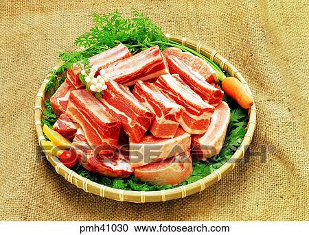 pot for ribs without bones, meat, meat dish, ribs of pork, pork, indoor View Large Photo Image Stock Image - pot for ribs without bones, meat, meat dish, ribs of pork, pork, indoor. Fotosearch