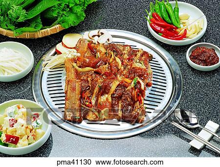 ribs without bones, meat, meat dish, roasted food, baked food, ribs of pork, pork View Large Photo Image Stock Image - ribs without bones, meat, meat dish, roasted food, baked food, ribs of pork, pork. Fotosearch