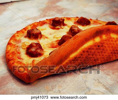 Meatball Pizza, objects, things, articles, Western food, indoor View Large Photo Image Stock Image - Meatball Pizza, objects, things, articles, Western food, indoor. Fotosearch
