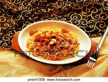 Mushroom Spaghetti, Western food, spaghetti, indoor, style, cook View Large Photo Image Stock Photo - Mushroom Spaghetti, Western food, spaghetti, indoor, style, cook. Fotosearch