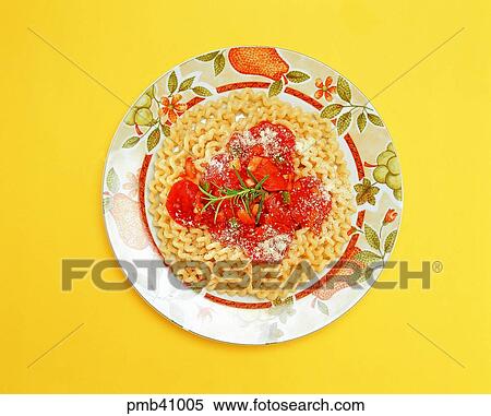 Stock Photography - Western food, spaghetti, indoor, style, cook, cooking. Fotosearch