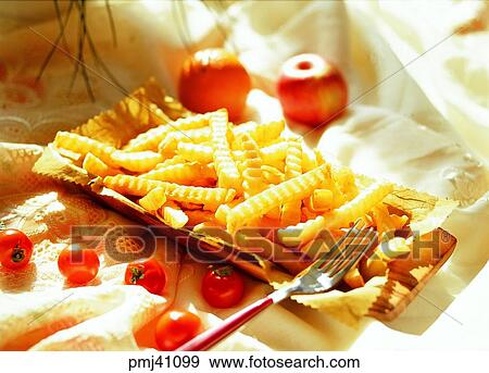 Stock Photo - fried potatoes, desert, objects, things, articles, indoor. Fotosearch