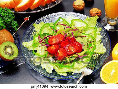 fruits, fruit, fruits and vegetables salad, desert, objects, things View Large Photo Image Picture - fruits, fruit, fruits and vegetables salad, desert, objects, things. Fotosearch