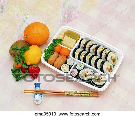 fruits, fruit, rice with seaweed, gimbab, lunch box, objects View Large Photo Image Stock Image - fruits, fruit, rice with seaweed, gimbab, lunch box, objects. Fotosearch