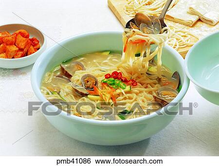 noodles, knife-cut noodles with young shellfishes, powdered food, flour-based food, objects, things View Large Photo Image Stock Photograph - noodles, knife-cut noodles with young shellfishes, powdered food, flour-based food, objects, things. Fotosearch