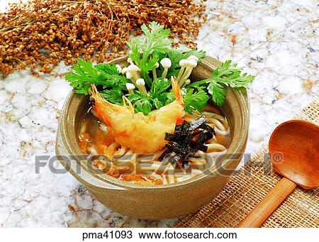 Stock Image - noodles, powdered food, flour-based food, objects, things, articles. Fotosearch