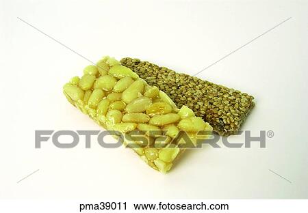 Stock Image - glutinous rice cracker frizzled in oil, gangjung, tea and cakes, desert, objects, things. Fotosearch