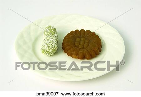 Stock Photo - tea and cakes, desert, objects, things, articles, sanja. Fotosearch