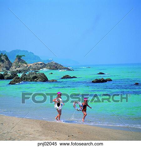 Stock Photography - rippling, dabbling, vacance, summering, summer, summer, sunbarh. Fotosearch