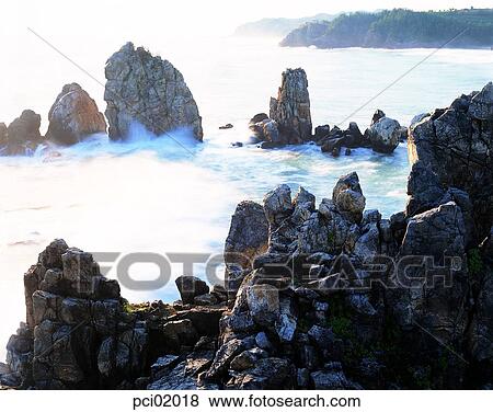 rocky island, sea, seashore, coast, beach, landscape, scenery View Large Photo Image Stock Photo - rocky island, sea, seashore, coast, beach, landscape, scenery. Fotosearch