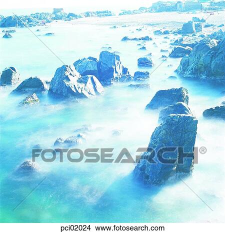 sea, fog, mist, wet fog, rain-fog, seashore, coast View Large Photo Image Picture - sea, fog, mist, wet fog, rain-fog, seashore, coast. Fotosearch