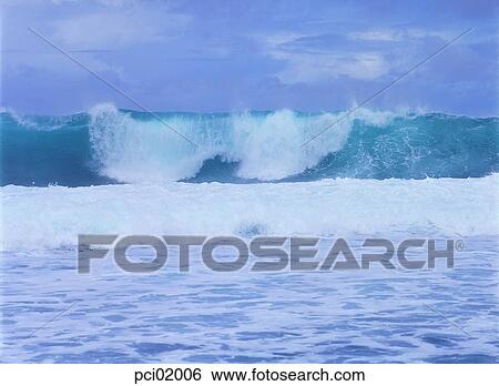 wave, billow, surge, landscape, scenery, scene, view View Large Photo Image Stock Photograph - wave, billow, surge, landscape, scenery, scene, view. Fotosearch