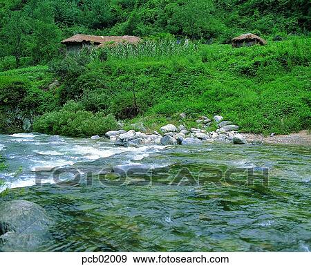 brook, rivulet, rural landscape, rural scenery, farms, fields, rural district View Large Photo Image Stock Photo - brook, rivulet, rural landscape, rural scenery, farms, fields, rural district. Fotosearch
