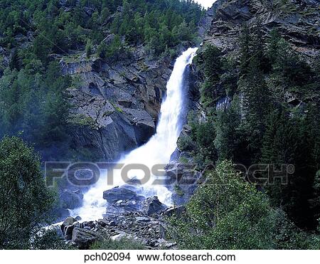 falls, landscape, scenery, scene, view, mountain stream, nature View Large Photo Image Picture - falls, landscape, scenery, scene, view, mountain stream, nature. Fotosearch