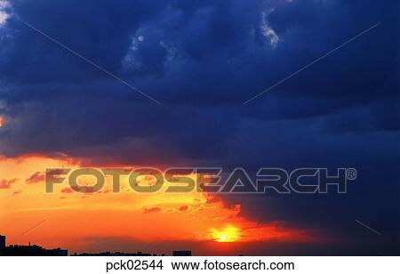 red sky, sunrise, sunset, cloud, sky, sunset, sundown View Large Photo Image Picture - red sky, sunrise, sunset, cloud, sky, sunset, sundown. Fotosearch