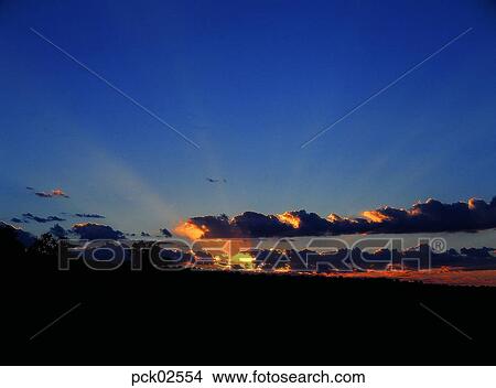red sky, sunrise, sunset, cloud, sky, sunset, sundown View Large Photo Image Picture - red sky, sunrise, sunset, cloud, sky, sunset, sundown. Fotosearch