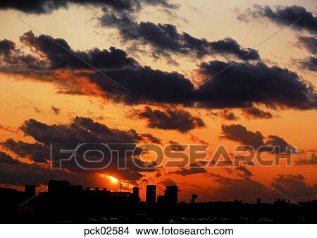 red sky, sunrise, sunset, cloud, sky, sunset, sundown View Large Photo Image Picture - red sky, sunrise, sunset, cloud, sky, sunset, sundown. Fotosearch