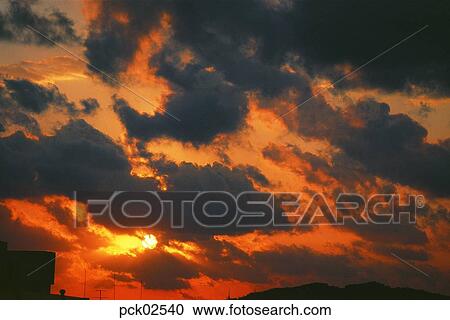 red sky, sunrise, sunset, cloud, sky, sunset, sundown View Large Photo Image Stock Image - red sky, sunrise, sunset, cloud, sky, sunset, sundown. Fotosearch