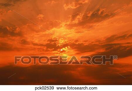 red sky, sunrise, sunset, cloud, sky, sunset, sundown View Large Photo Image Stock Photo - red sky, sunrise, sunset, cloud, sky, sunset, sundown. Fotosearch