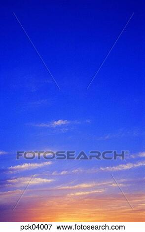 Stock Photo - red sky, sunrise, sunset, cloud, sky, sunset, sundown. Fotosearch