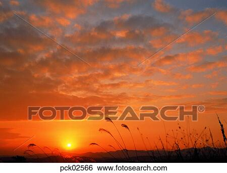 red sky, sunrise, sunset, cloud, sky, sunset, sundown View Large Photo Image Stock Photograph - red sky, sunrise, sunset, cloud, sky, sunset, sundown. Fotosearch