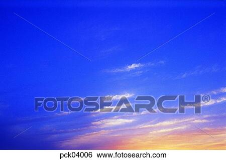 Stock Photograph - red sky, sunrise, sunset, cloud, sky, sunset, sundown. Fotosearch