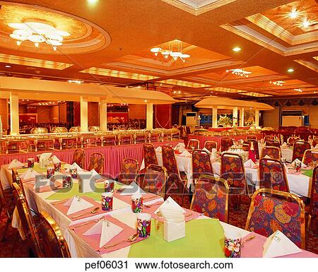 banquet hall, feast, table setting, chair, bench, sofa, table View Large Photo Image Stock Image - banquet hall, feast, table setting, chair, bench, sofa, table. Fotosearch