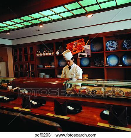 cook, Japanese food, restaurant, restaurant, bar, facilities for a service, establishments for a service View Large Photo Image Stock Image - cook, Japanese food, restaurant, restaurant, bar, facilities for a service, establishments for a service. Fotosearch